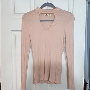 soft long sleeve, cut out top from Hollister
